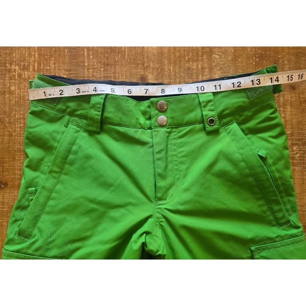 Burton DryRide green youth snow pants size medium EUC - Picture 5 of 12